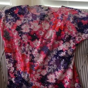 Vibrant blingy shirt petite